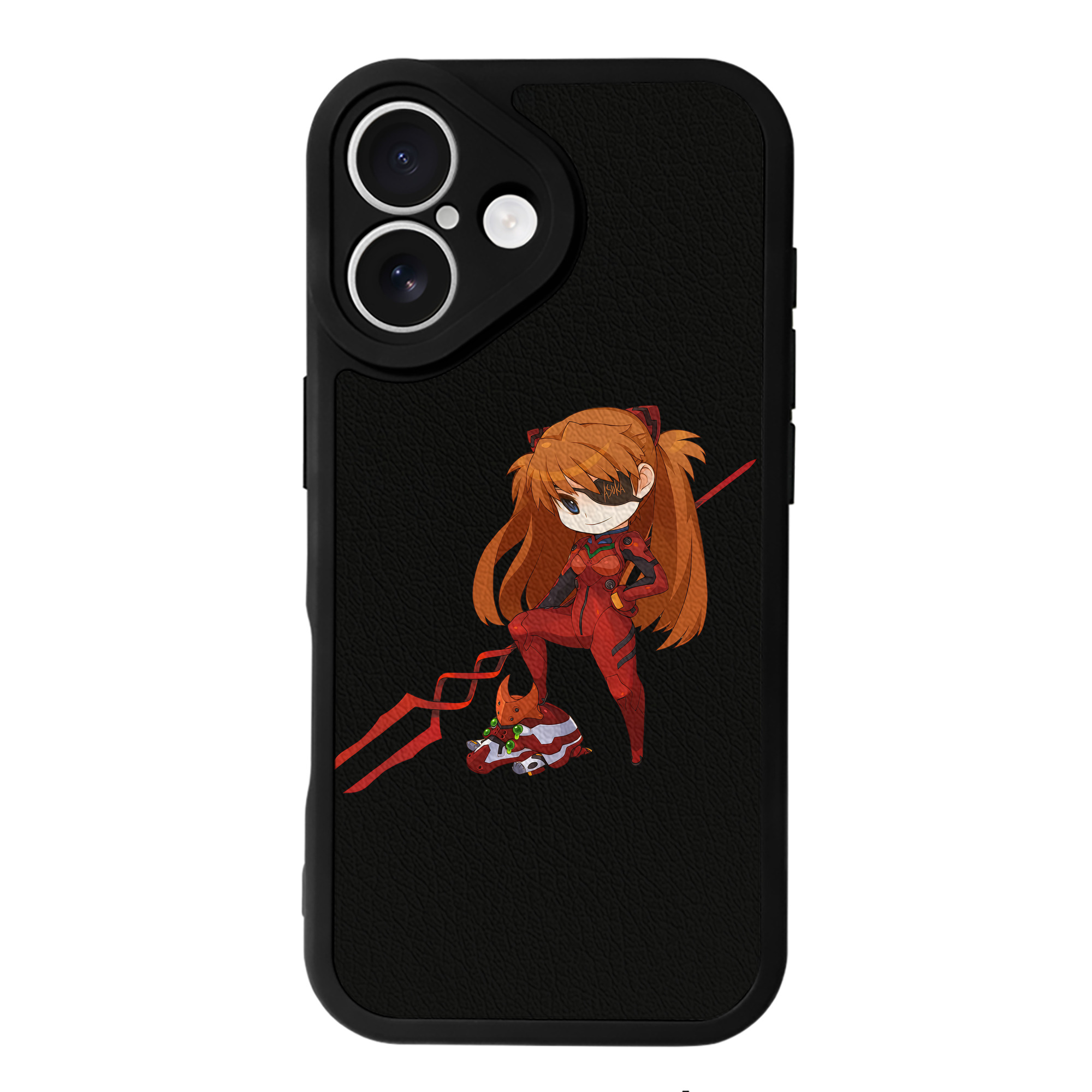 （画像用） EVA 新世紀エヴァンゲリオン 【iPhone 16シリーズ対応】シリコンスマホケース（レザー調） 材質：シリコン